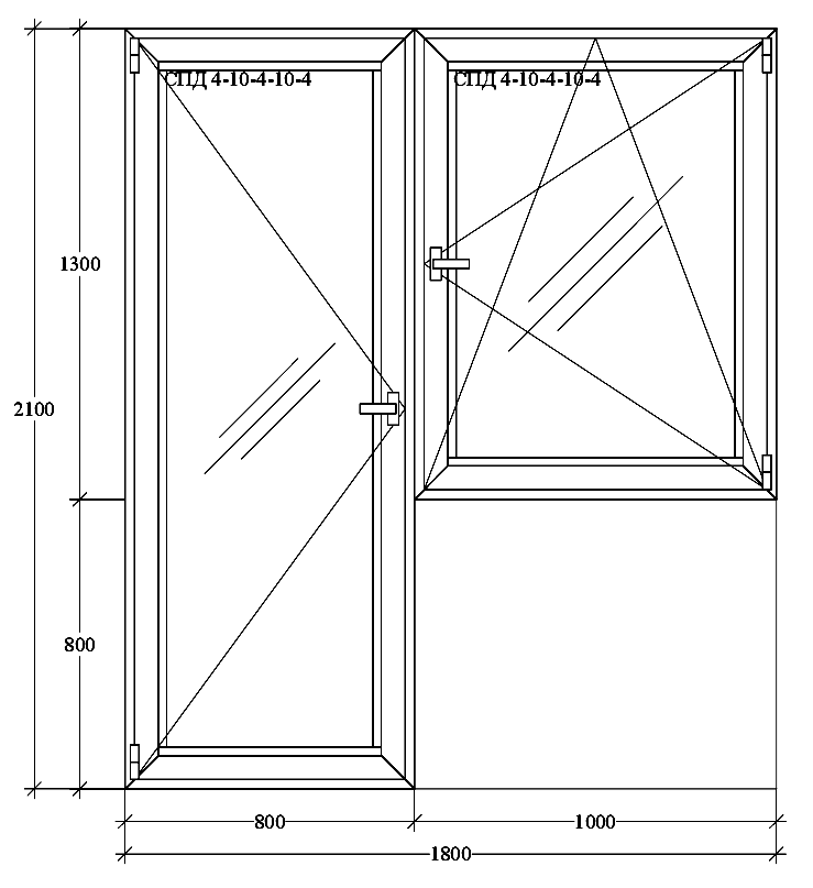 Дверь окно размеры. Оконный блок 1500х1500 чертеж. Балконный блок 1500х2100. Балконный блок 2100 2100. Окно с балконной дверью чертеж.